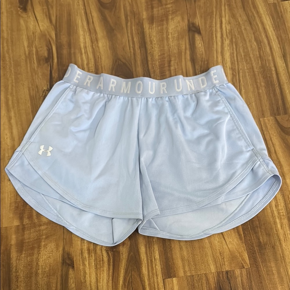 Under Armour Blue Athletic Shorts small